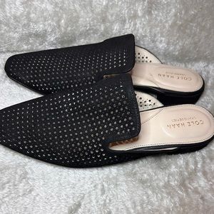 Women’s Cole Haan Paula Perforated Leather Mules